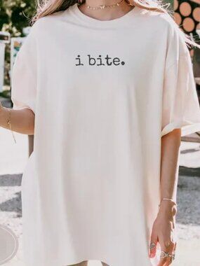 Funny I Bite Shirt, Funny Shirt For Introvert, Graphic Humor Tee